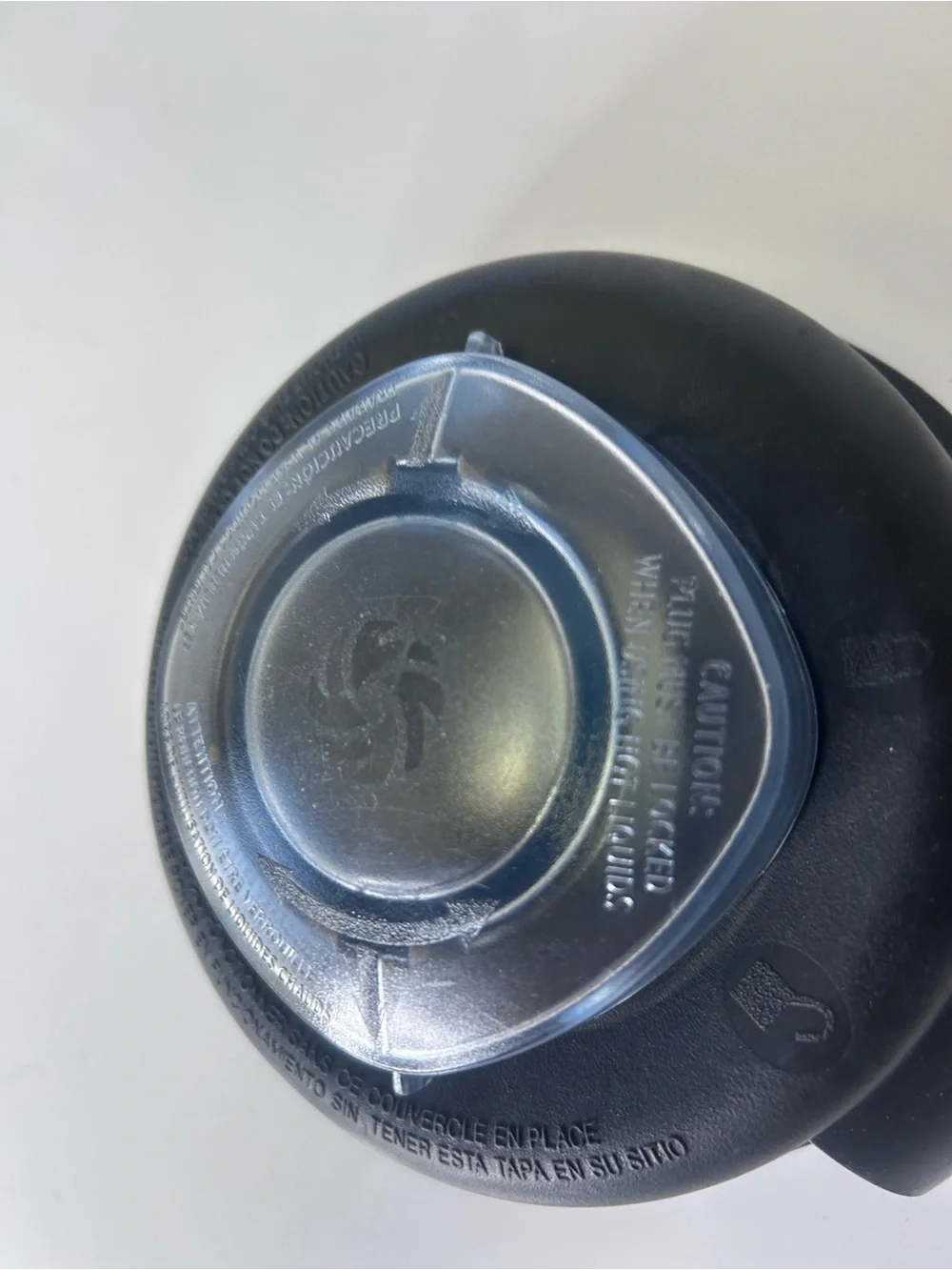 2 Part OEM Blender Lid / Plug for Vitamix 64oz 2L Container Blender Top Cap tall